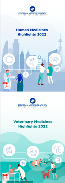 EMA publica recomendações chave sobre medicamentos de uso humano e de uso veterinário