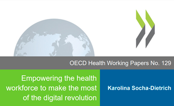 OCDE prepara documento para capacitação dos profissionais de saúde