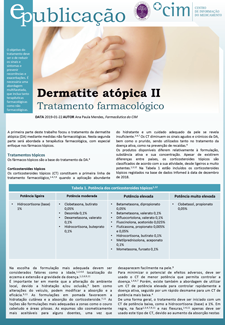 Dermatite Atópica II - Tratamento...